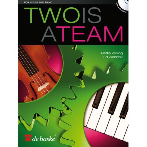 Two Is A Team Violin And Piano Softcover Book/CD