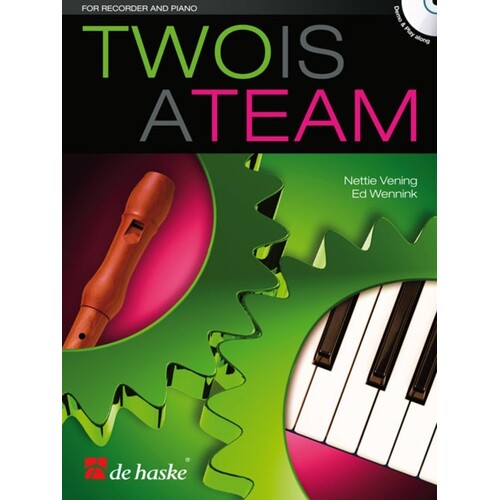Two Is A Team Recorder And Piano Softcover Book/CD