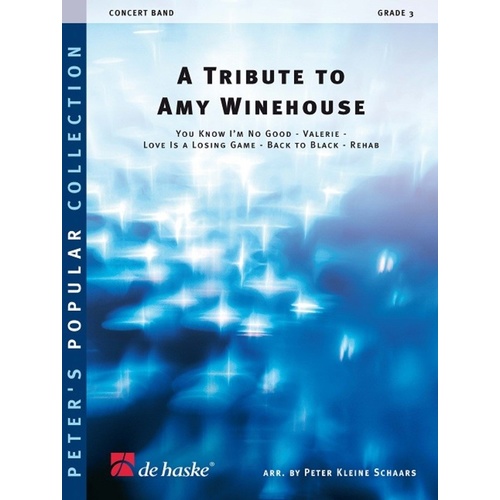 A Tribute To Amy Winehouse Concert Band 3 Score/Parts Book