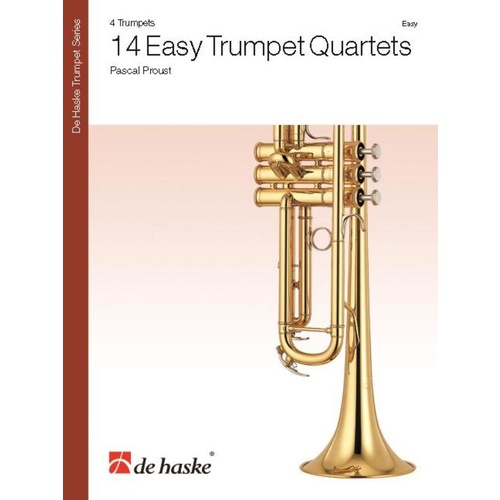 Proust - 14 Easy Trumpet Quartets Book