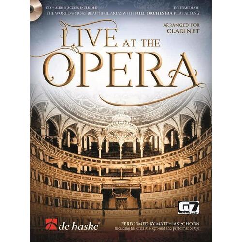 Live At The Opera For Clarinet Softcover Book/CD