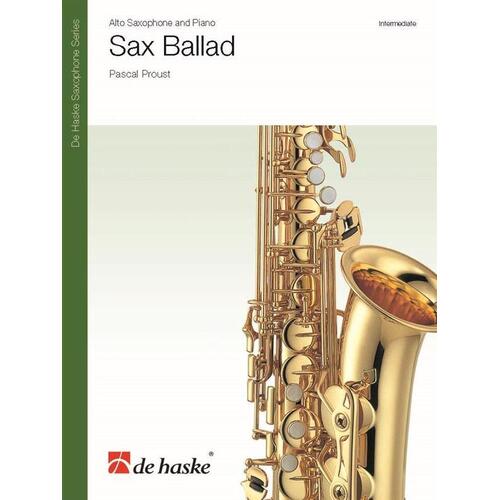 Proust - Sax Ballad Alto Sax/Piano (Softcover Book)