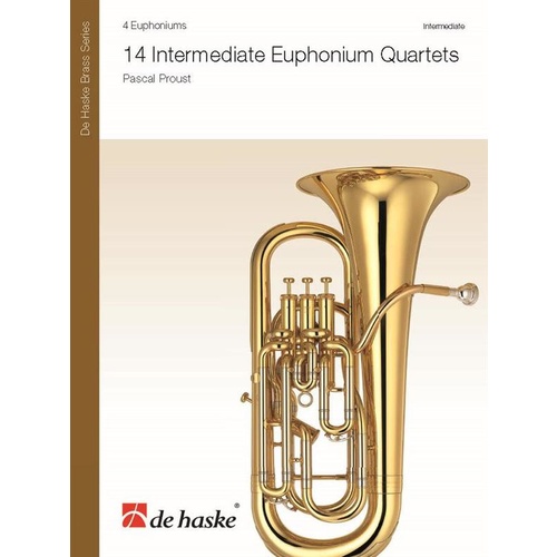 Proust - 14 Intermediate Euphonium Quartets Book
