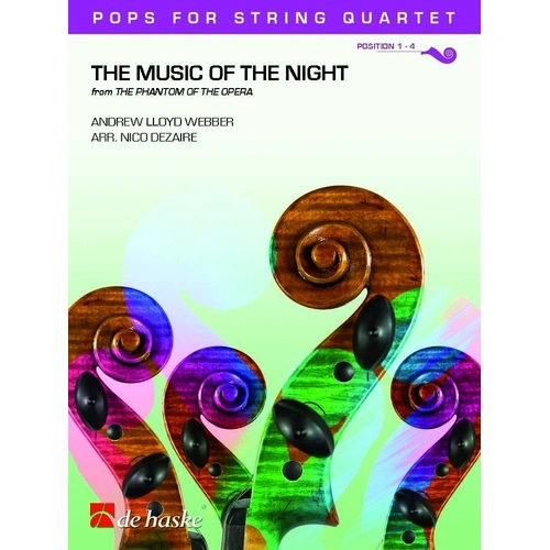 The Music of the Night String Quartet Arrangement for Cello and Viola by Nico Dezaire