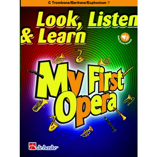 Look Listen And Learn My First Opera Trombone Book/Online Audio Book