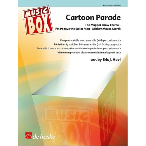 Cartoon Parade Music Box Flexible 5 Part Score/Parts Book