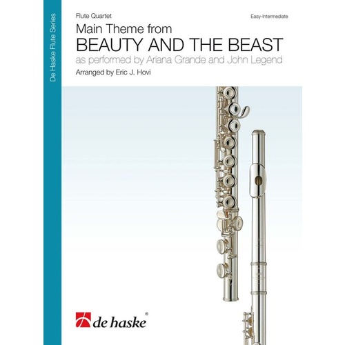 Beauty And The Beast Flute Quartet Score/Parts Book