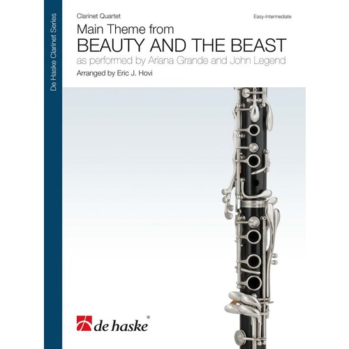 Beauty And The Beast Clarinet Quartet Score/Parts Book