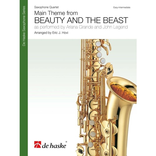 Beauty And The Beast Sax Quartet Score/Parts Book