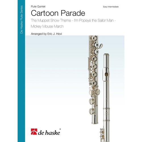 Cartoon Parade Flute Quintet Score/Parts Book