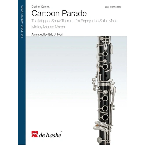 Cartoon Parade Clarinet Quintet SC/PTS by Eric J. Hovi