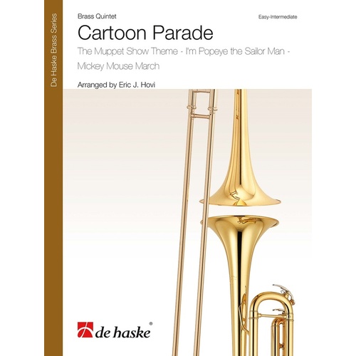 Cartoon Parade Brass Quintet Score/Parts Book