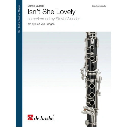 Isn't She Lovely - Clarinet Quartet by Stevie Wonder, Arranged by Bert van Haagen