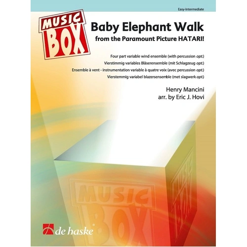 Baby Elephant Walk for Flexible Wind Ensemble by Henry Mancini, Arranged by Eric J. Hovi