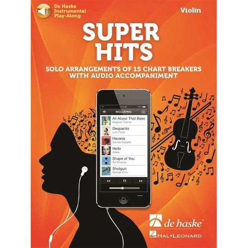 Super Hits Violin Play-Along Book