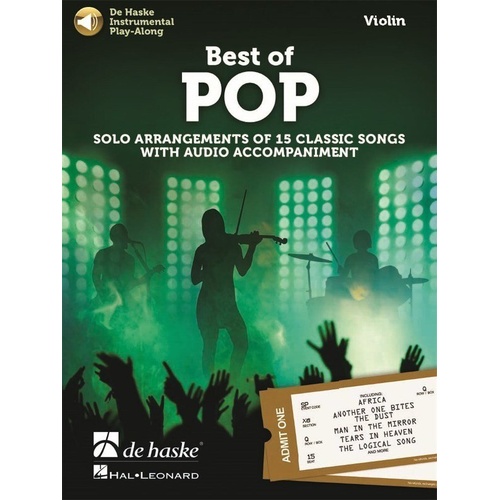 Best of Pop Violin Play-Along Book