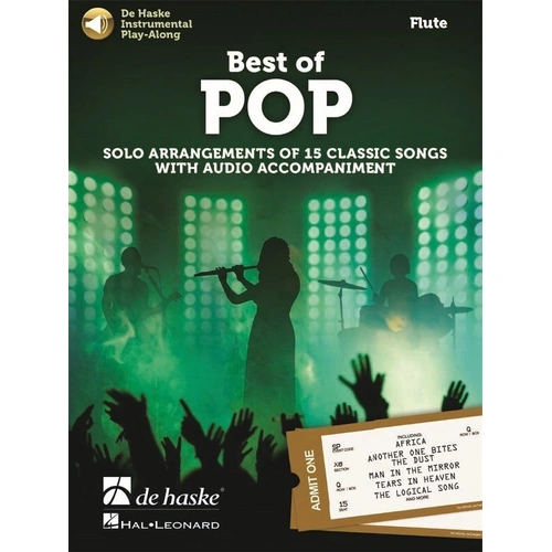 Best of Pop Flute Play-Along Book by De Haske Publications