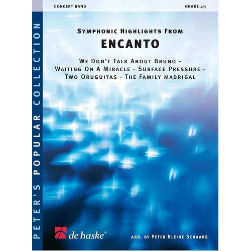 Symphonic Highlights From Encanto Cb4.5 Full Score Score