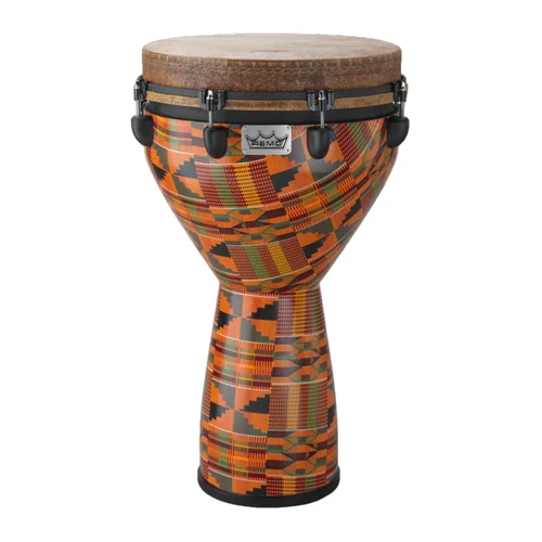 Remo 14 Inch Key-Tuned Djembe - Kinte Kloth Finish