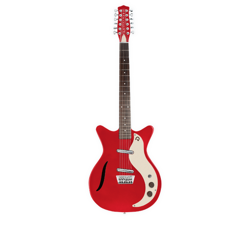 Danelectro '59X 12 String Electric Guitar Red Gloss
