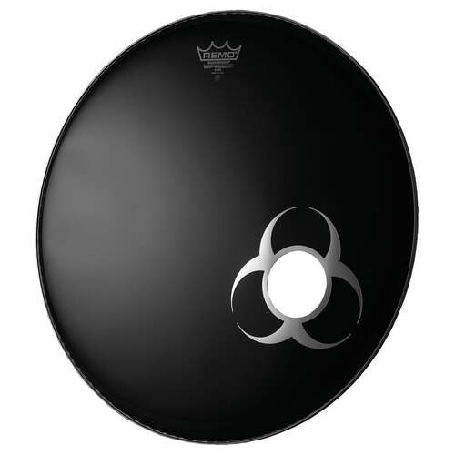 Remo DM-BH03-10 3" Chrome Graphic Dynamo – Biohazard