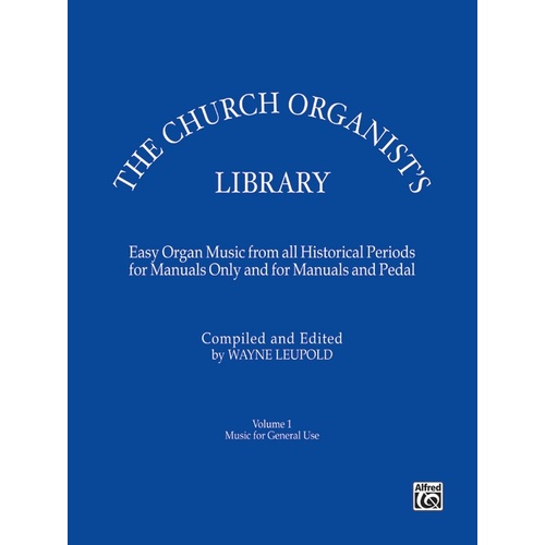 Church Organist Lib Book 1 Arr Leupold