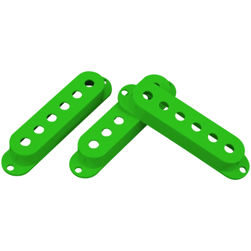 DiMarzio DM20G Pickup Cover Single Coil Large Green (Single)