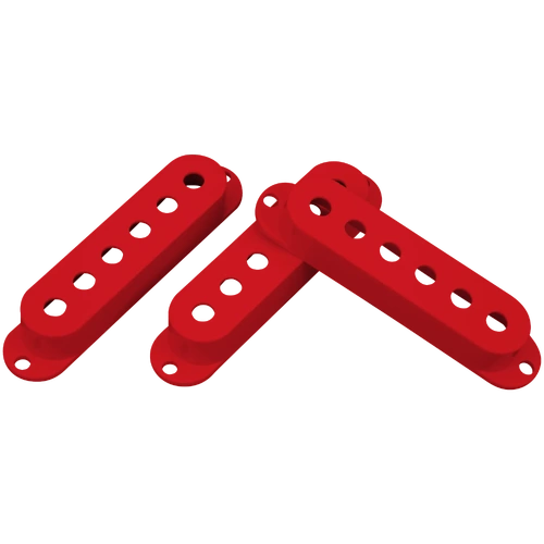 Dimarzio DP20 Red Pickup Cover for Large Single Coil
