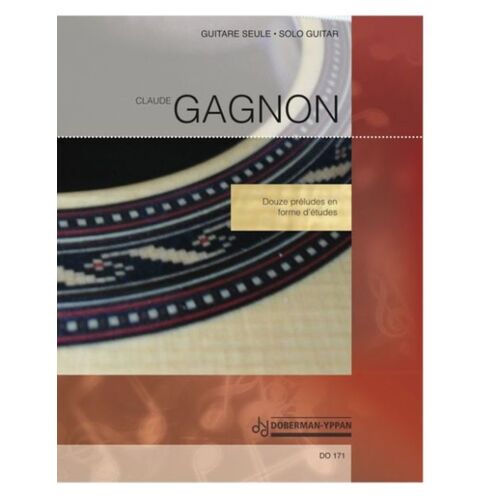 12 Preludes En Forme Detudes Guitar Book