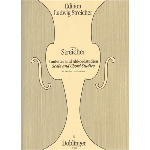 Streicher - Scale And Chord Studies Double Bass Book
