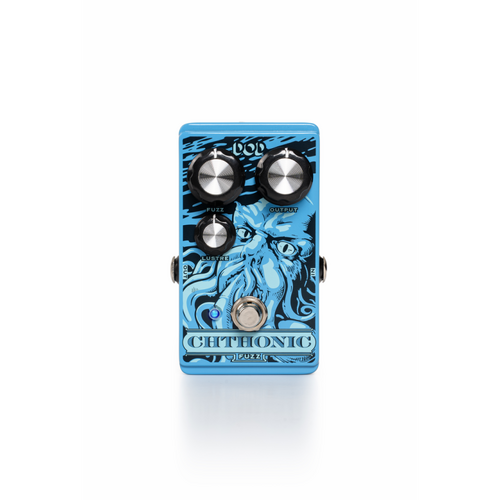 DigiTech DOD Chthonic Fuzz Pedal with True Bypass and Adjustable Fuzz, Lustre, and Output Controls