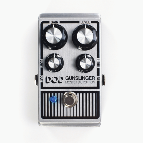 DOD Gunslinger Distortion Pedal with True Bypass and Independent Controls