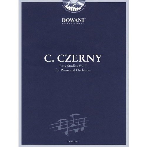 Easy Studies Vol 1 Piano Book/CD