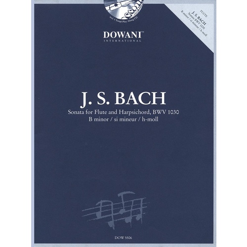 Sonata For Flute B Min Bwv 1030 Book/CD