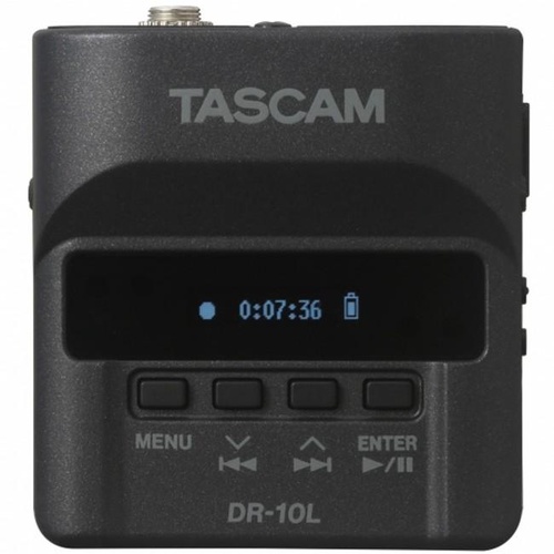 Tascam DR-10L Portable PCM Recorder w/ Lavalier Lapel Microphone