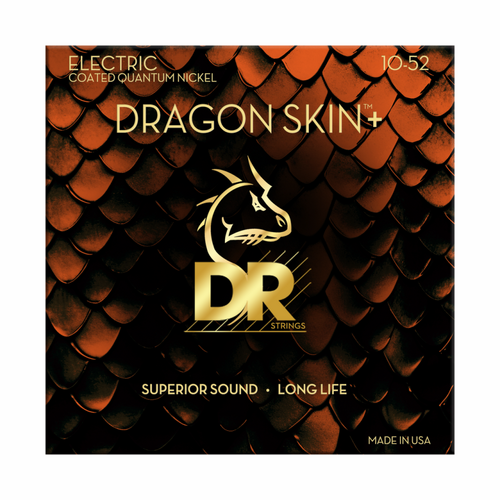DR Dragon Skin+ Electric Guitar Strings 10-52