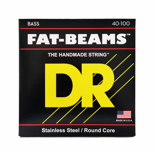 DR Fat-Beam Stainless Steel Bass Strings Light 40-100