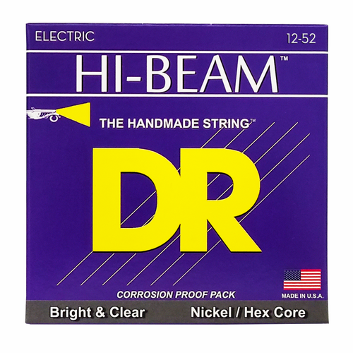 DR Hi-Beam Nickel Plated Electric Guitar Strings Extra Heavy 12-52