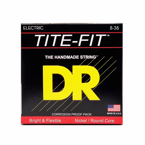Dr Tite-Fit Nickel Plated Electric Guitar Strings Extra Light 8-38