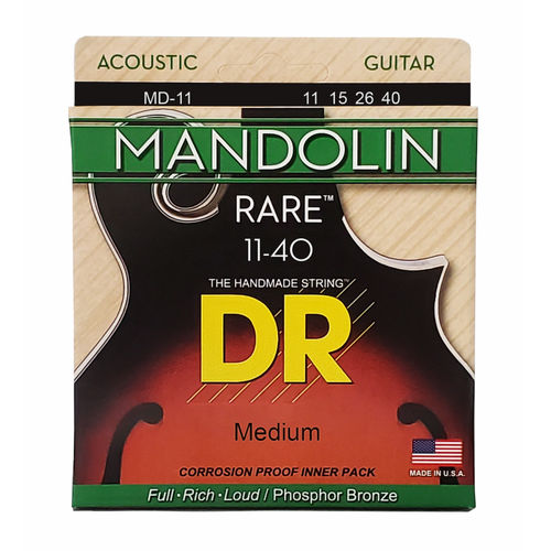 DR Rare Phosphor Bronze Medium Mandolin Strings 11-40