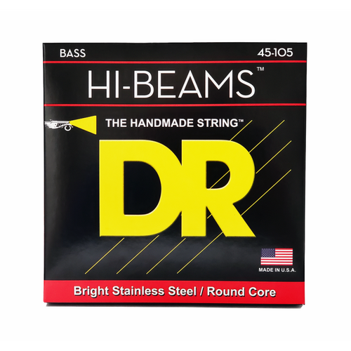 DR Hi-Beam Stainless Steel Medium Bass Strings 45-105