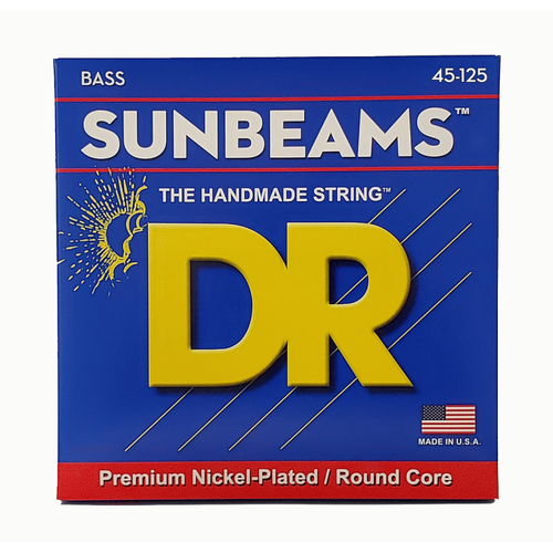 DR Sunbeam Nickel Plated Bass Strings 5-String Medium 45-125