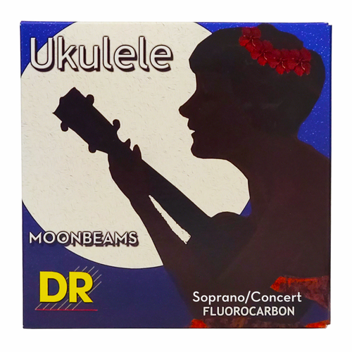 DR Moonbeam Clear Fluorocarbon Soprano/Concert Ukulele Strings