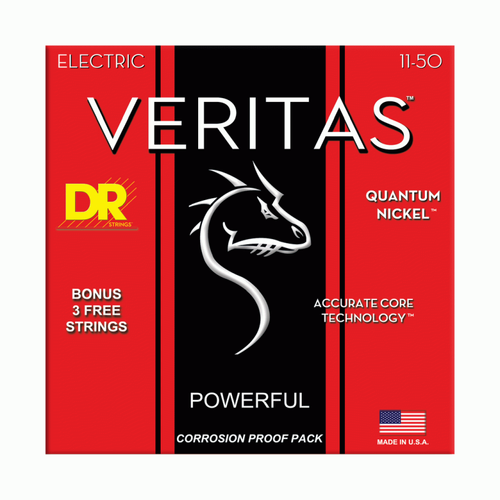 DR Veritas Coated Core Technology Electric Guitar Strings 11-50