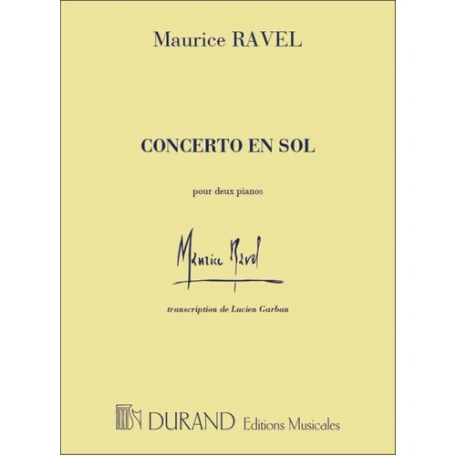 Ravel - Piano Concerto in G for 2 Pianos 4 Hands