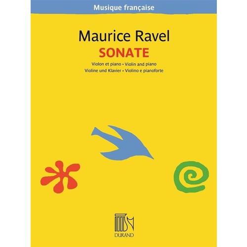 Ravel - Sonata For Violin/Piano Book