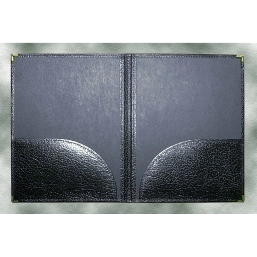 Deer River Blue Leatherette Choral Folder 9 x 12 Flat Packet