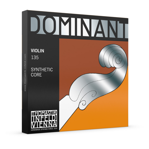 Thomastik 135S Dominant Violin Stark String Set - 4/4 Sizes Available, Synthetic Core, Rich Overtones, Stable Intonation