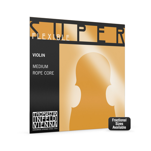 Thomastik 531 Superflex Violin A String 1/4 - Medium, Rope Core, Chrome Wound, Durable, Tuning Stability