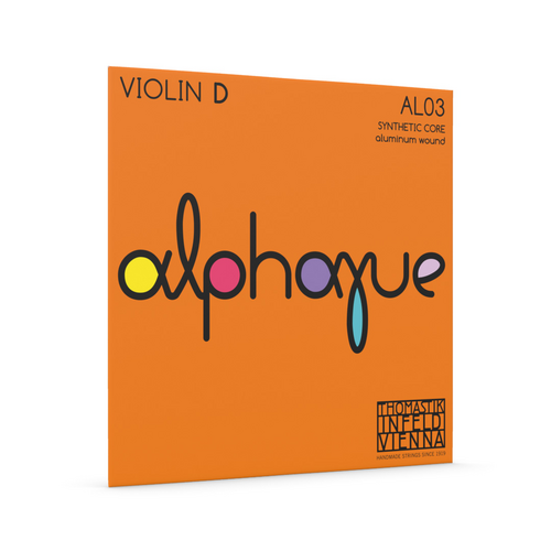 Thomastik AL03 Alphayue 'D' String for Violin - Medium Gauge - Available Sizes 4/4, 3/4, 1/2, 1/4, 1/8, 1/16